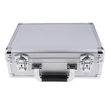 Max Maxb Aluminium Hairdressing Salon Box Lock Hair Stylists Tools Carry Case Silver