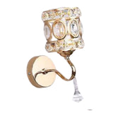 Maxbell Wall Sconce Light Crystal Lighting Fixtures Wall Mounted Lamp for Bedroom StyleA