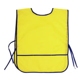 Maxbell Toddlers Weaning Feeding Apron Comfortable Art Apron for Baby Boys Girls Kids Yellow