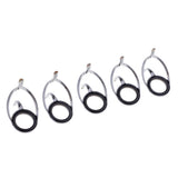 Max 5pcs Fishing Rod Guide Line Ring DIY Rod Building Repair Kit Diameter 13.8mm