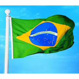 Maxbell Large Brazil National Flag Brazilian Football Banner 150*90CM / 5*3FT