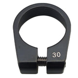 Maxbell Alloy SeatPost Clamp Fixed Screw Tube Bike Bicycle Seat Clip Black 30mm