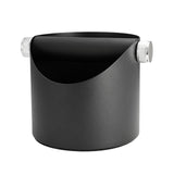 Maxbell Durable Coffee Grounds Box Waste Bin for Cafe Shop Restaurant Black