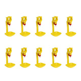 Maxbell 10Pcs Poultry Water Drinking Cups- Chicken, Hen - Automatic Drinker Yellow