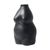 Maxbell Nordic Female Naked Body Art Statues Vase Indoor Planters Home Decor Black