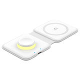 Maxbell Wireless Charger Foldable for iPhone 13/12/SE/11/XS/8 for Mobile Phones White
