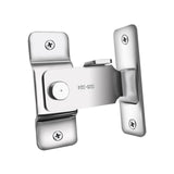 Maxbell Stainless Steel Door Latch Lock 90 Degree Cabinet Closet Door Hasp Latch