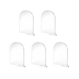 Maxbell 5x Arch Acrylic Table Sign Seating Cards for Wedding Centerpiece Decoration