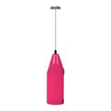 Maxbell Milk Frother Drink Mixer Foam Maker Whisk Stainless Steel Spring Head Whisks Pink