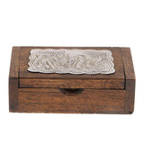 Max Handcrafted Thailand Mango Wood Toothpick Case Box Holder for Home / Hotel S