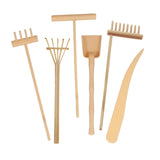 Maxbell Rake Zen Garden Sand Mini Tool Crafts Toy for Home Birthday Gift Supplies Yellow