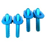 Maxbell 4Pcs Metal RC Car Shell Column for Arrma 1/10 RC Car Replacement Parts Blue