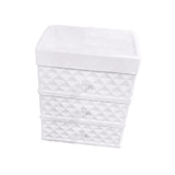Maxbell Makeup Desk Organizer Case with Drawers Cosmetic Storage Box for Home Office