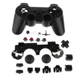 Maxbell Black-Replacement Full Housing Shell Case Skin Mod Kit for PS3 Controller Full Access Protective