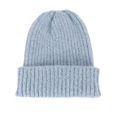 Maxbell Knitted Winter Hat Outdoor Ski Hat for Casual and Formal Adults Unisex Light Blur