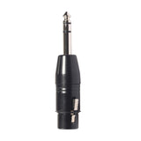 Max Maxb 3 Pin XLR Female to 6.35mm TRS Male Stereo Plug-In Audio Adapter