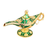 Maxbell Classic Lamp Oil Lamp Prop Wishing Light for Wedding Home Green