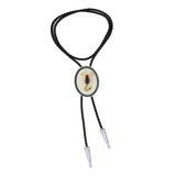 Maxbell Long Mens Bolo Tie PU neck Rope Rope Necktie Women Necklace Cowboy