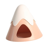 Maxbell Pet Hideout Hut Cave Bed Hamsters House for Rabbit Hamsters Hedgehog pink