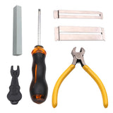 Max Guitar Fingerboard Protector Fret Guards Puller Leveling Luthier Tool Kit