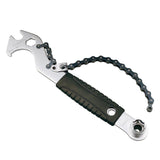 Maxbell Multifunctional Bicycle 15mm Pedal Wrench with Chain Rubber Wrapped Handle