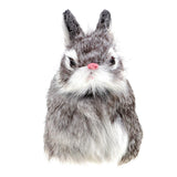 Max Simulation Rabbit Toy for Home Decoration Kids Birthday Gifts Grey