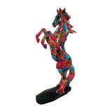 Maxbell Horse Statues Sculptures Artwork Graffiti for Wedding Drawing Room Table Style E