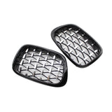Maxbell 2 Pieces Front Kidney Grille 51137005838 for BMW 5 Series E39 528i 530D Semi Electroplating
