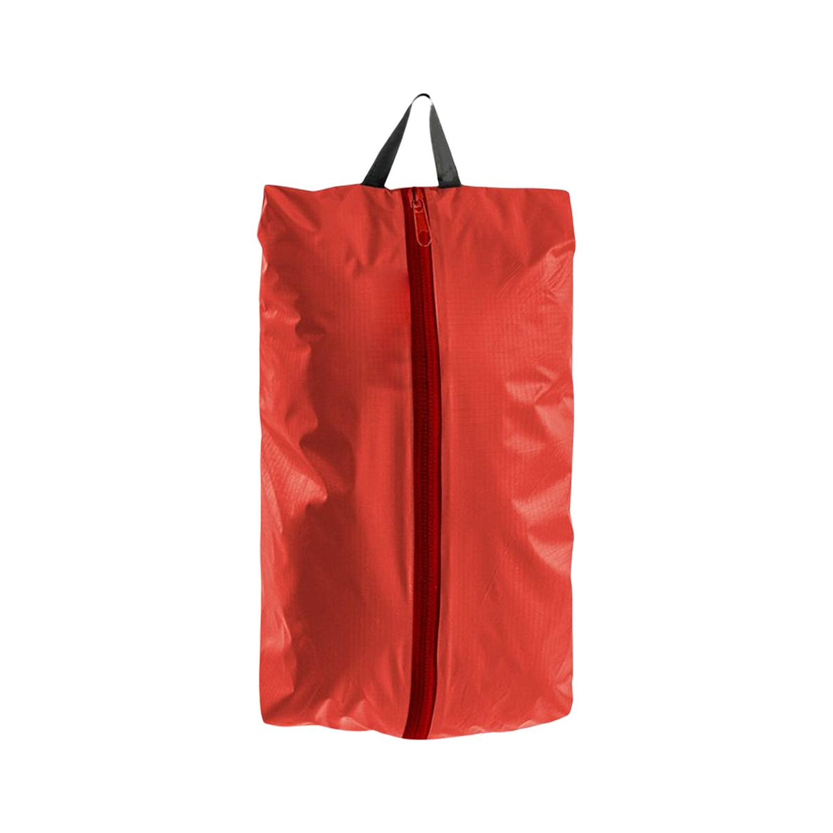 Maxbell Camping Shoe Bag with Zipper Durable Shoes Classified Organizer for Trip Red