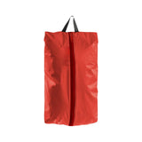Maxbell Camping Shoe Bag with Zipper Durable Shoes Classified Organizer for Trip Red
