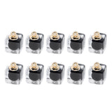 Maxbell 10x Square Multicolor Crystal Ball Pendant Christmas Decorations Black