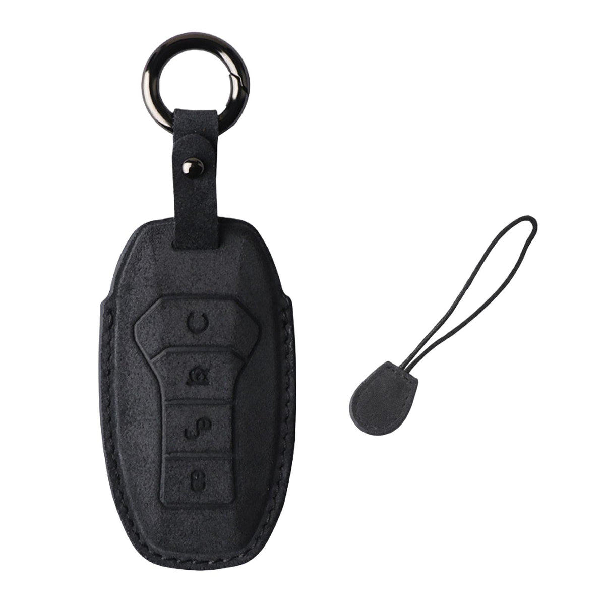 Maxbell Car Key Fob Cover Auto Accessory Key Case for Byd Seal Yuan Plus Atto 3 Black
