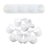 Maxbell 30Pcs Plastic Mason Jar Lids Replacements Covers Storage Caps Storage Bottle 70mm