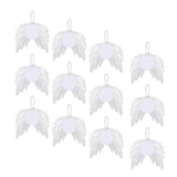 Maxbell 12x Angel Hanging Chic Pendant for DIY Holiday Wedding round