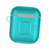 Max Plastic Earphone Case Protective Skin Cover Case For AirPod 2 Gen Mint Green