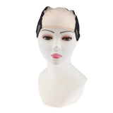 Maxbell Black Stretchy Lace Front Close End Wig Caps Wig Making Tools