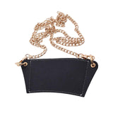 Maxbell PU Leather Shoulder Cup Holder Universal for Luggage Hiking Cup Accessories Black