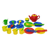 Maxbell 34pcs Full Tableware Tea Sets Pretend Play Kitchen Romm Game Playset Toys