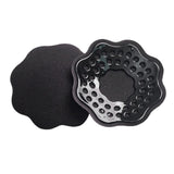 Maxbell 2Pcs 1 Pair Breast Covers Silicone Adhesive Women Men Evening Dress Black Plum