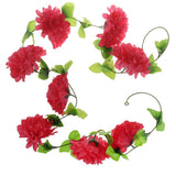 Max Artificial Silk Chrysanthemum Flower Funeral Memorial Mourning Garland 4