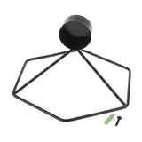 Max Modern 3D Geometric Candlestick Candle Holder for Home Party Decor Black