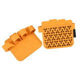 Maxbell Universal Weight Lifting Hand Guard Gloves Comfort Non Slip for Riding Yellow L