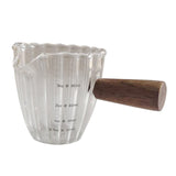 Maxbell Small Milk Mug with Scale 3oz High Temperature Resistant for Restaurant Cafe