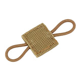 Maxbell Outdoor Gear Holder Clip Multifunctional Elastic Ribbon Buckle for Vest Khaki