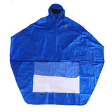 Max Cycling Bicycle Bike Raincoat Rain Cape Poncho Cloth Rainproof Royal Blue