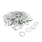 Max 90 Pack Eyelet Curtain Rings Decorative Drapery Rings Curtain Accessories Silver