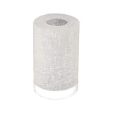 Maxbell Stylish Linen Frosted Glass Lamp Shade for Dining Room Bar Coffee Shop 10cmx15cm