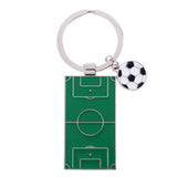 Max Simulation Mini Football Field Model Key Ring Keychain Bag Car Key Pendant