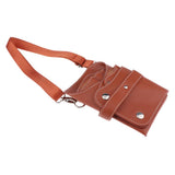 Max PU Hairdressing Hair Cutting Scissors Shears Tools Holster Bag 20x12cm Brown