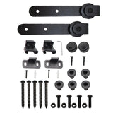 Maxbell Sliding Barn Door Hanger Roller Guides with Bolts Accessories Kit Durable